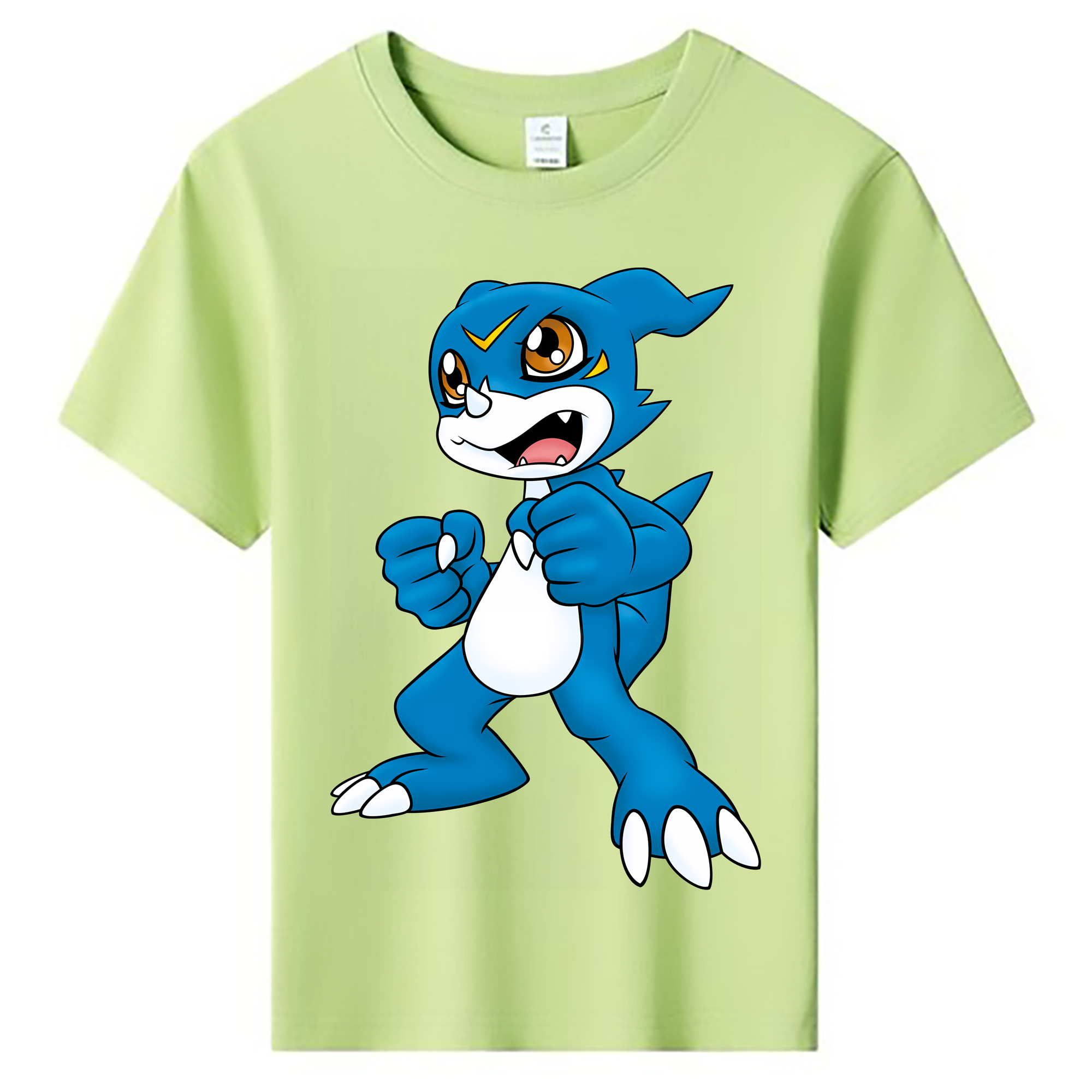 （画像用） Digimon デジタルモンスター/デジモン 綿100％キッズTシャツ（フロントプリント）